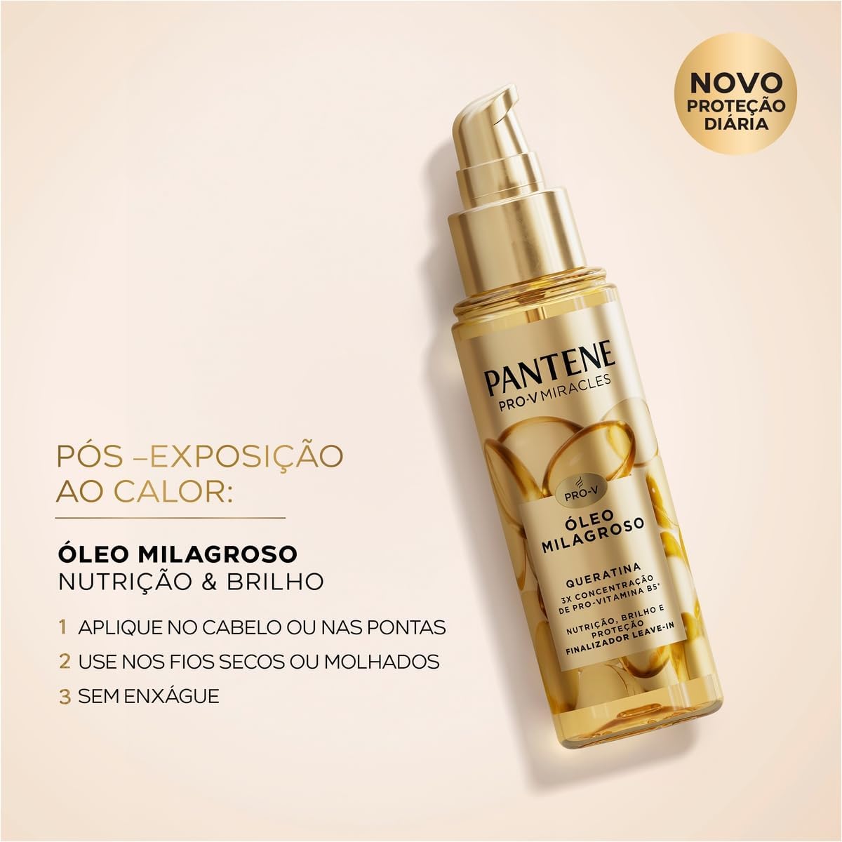Pantene Pro-v Miracles Queratina Óleo Capilar Milagroso 95ml - Imagem 6