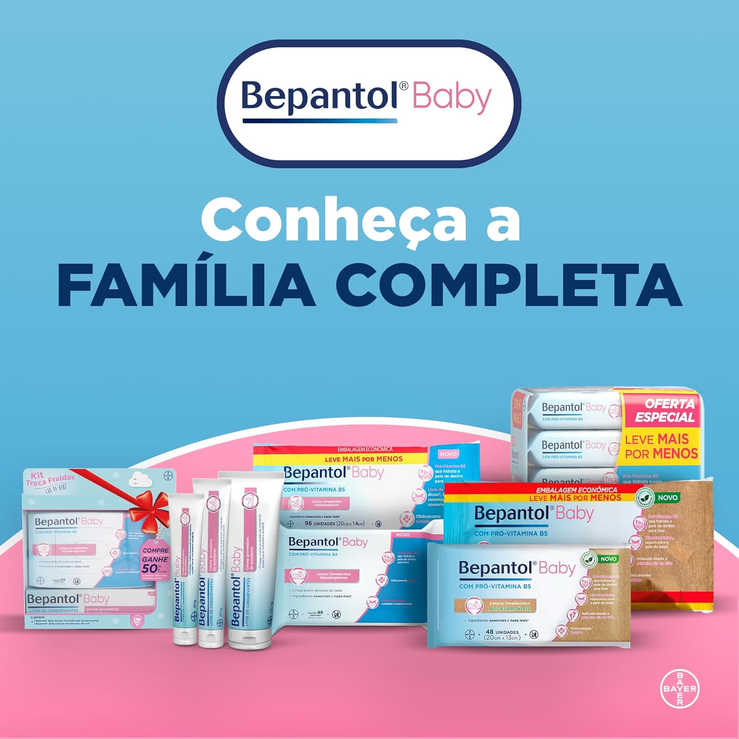 Bepantol Baby Kit 192 Lenços Umedecidos, Leve 4 Pague 3, Fórmula Hidratante Hipoalergênica - Imagem 5