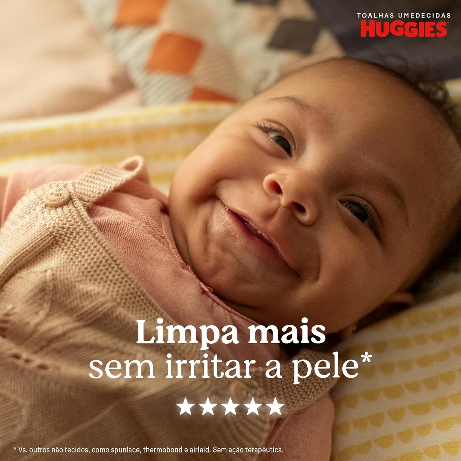 Huggies Lenços Umedecidos Higiene Superior Limpam 2x Mais 6 x 48 Un - Imagem 5
