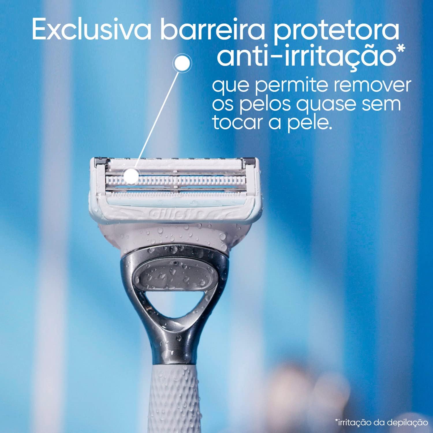 Gillette Venus Especial Para Área Íntima Aparelho de Depilação Recarregável com Barra Anti-irritação, Depilação Femenina íntima - Imagem 5