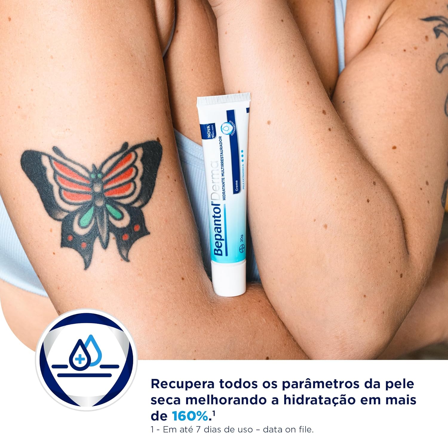 Bepantol Derma, Hidratante Multirrestaurador, para Pele Extrasseca, 20g - Imagem 5