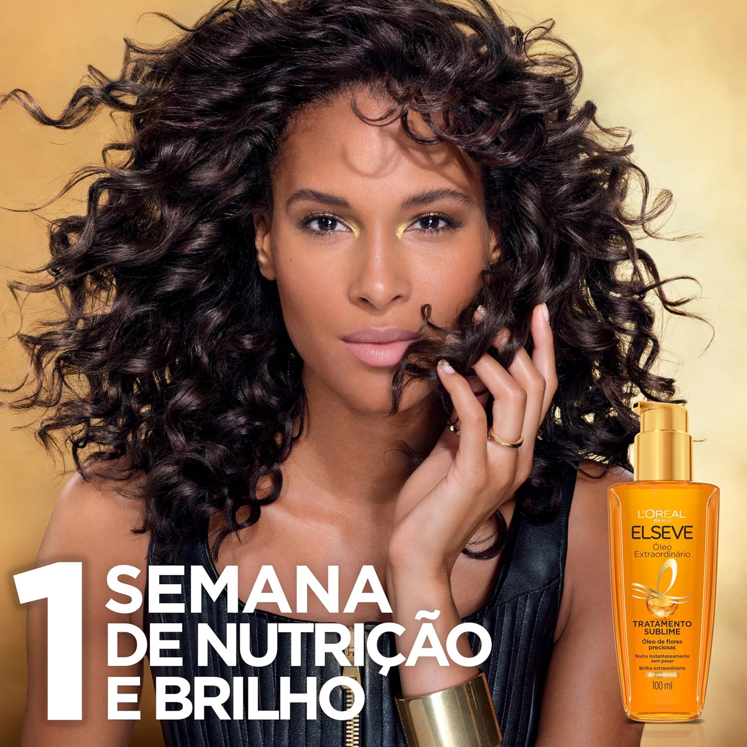 L'Oréal Paris Elseve Óleo Finalizador Óleo Extraordinário, Anti Frizz, Protetor Térmico, 100ml - Imagem 2
