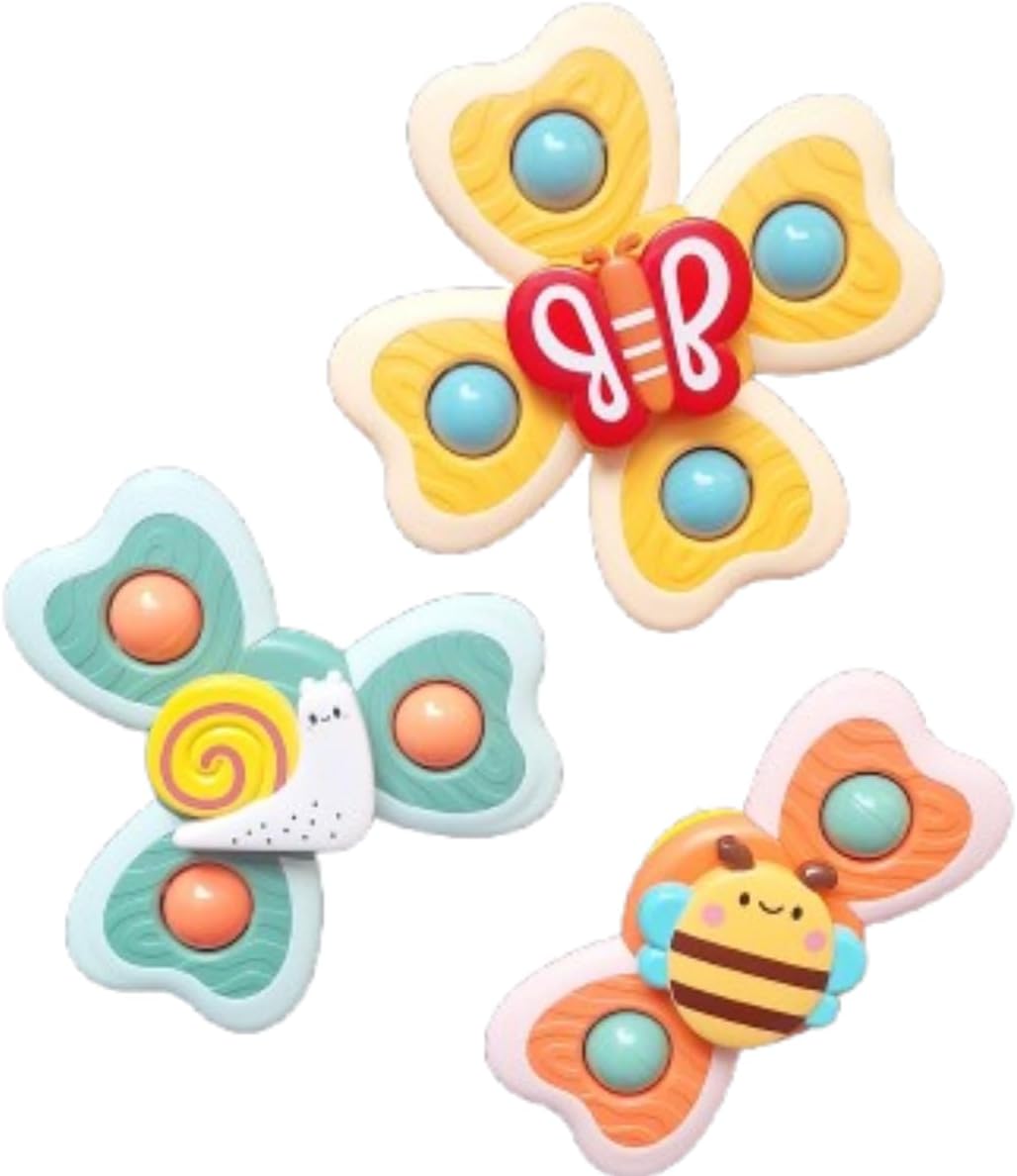 Brinquedo para Bebe Gira Com Estimulo Sensorial Spinner - Imagem 2