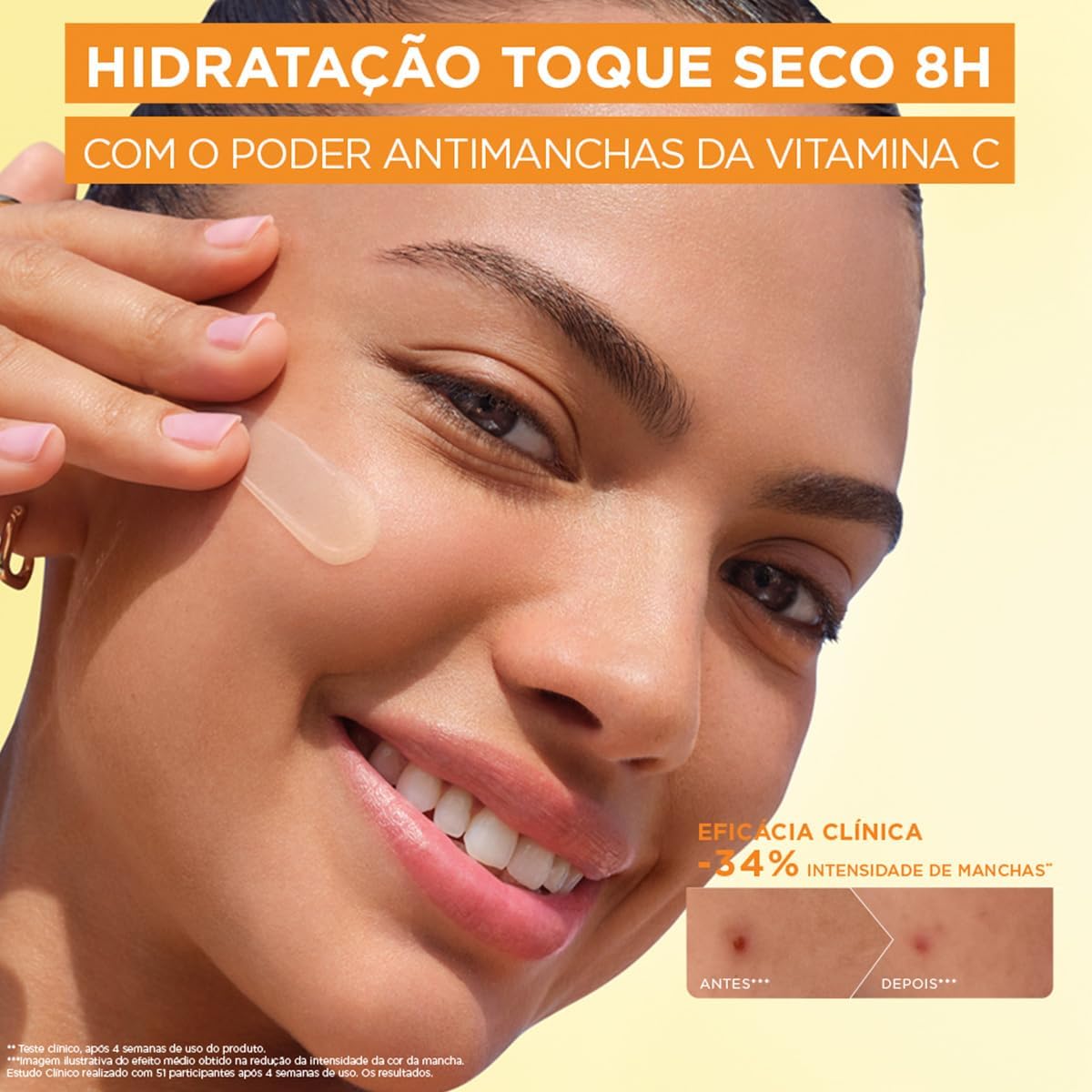 Garnier Uniform & Matte Hidratante Facial Toque Seco Antimanchas 85 G - Imagem 8