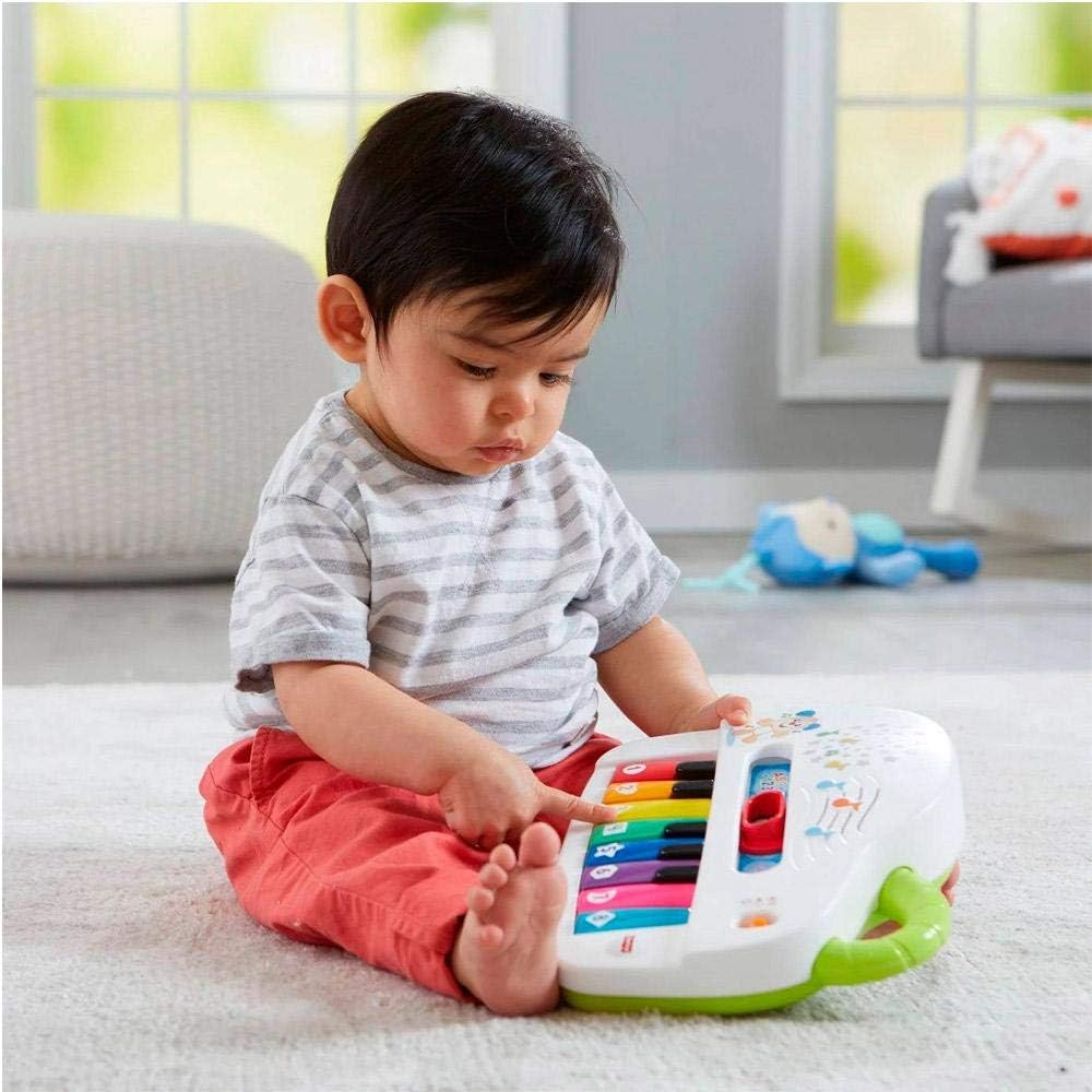 Aprender e Brincar Piano Cachorrinho Fisher Price, Mattel, Branco - Imagem 2