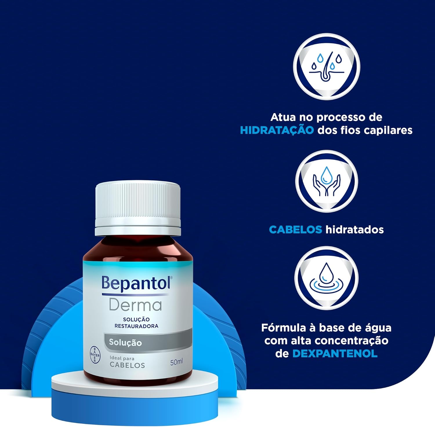 Bepantol Derma Solução Hidratante, Restauradora, 50ml - Imagem 2