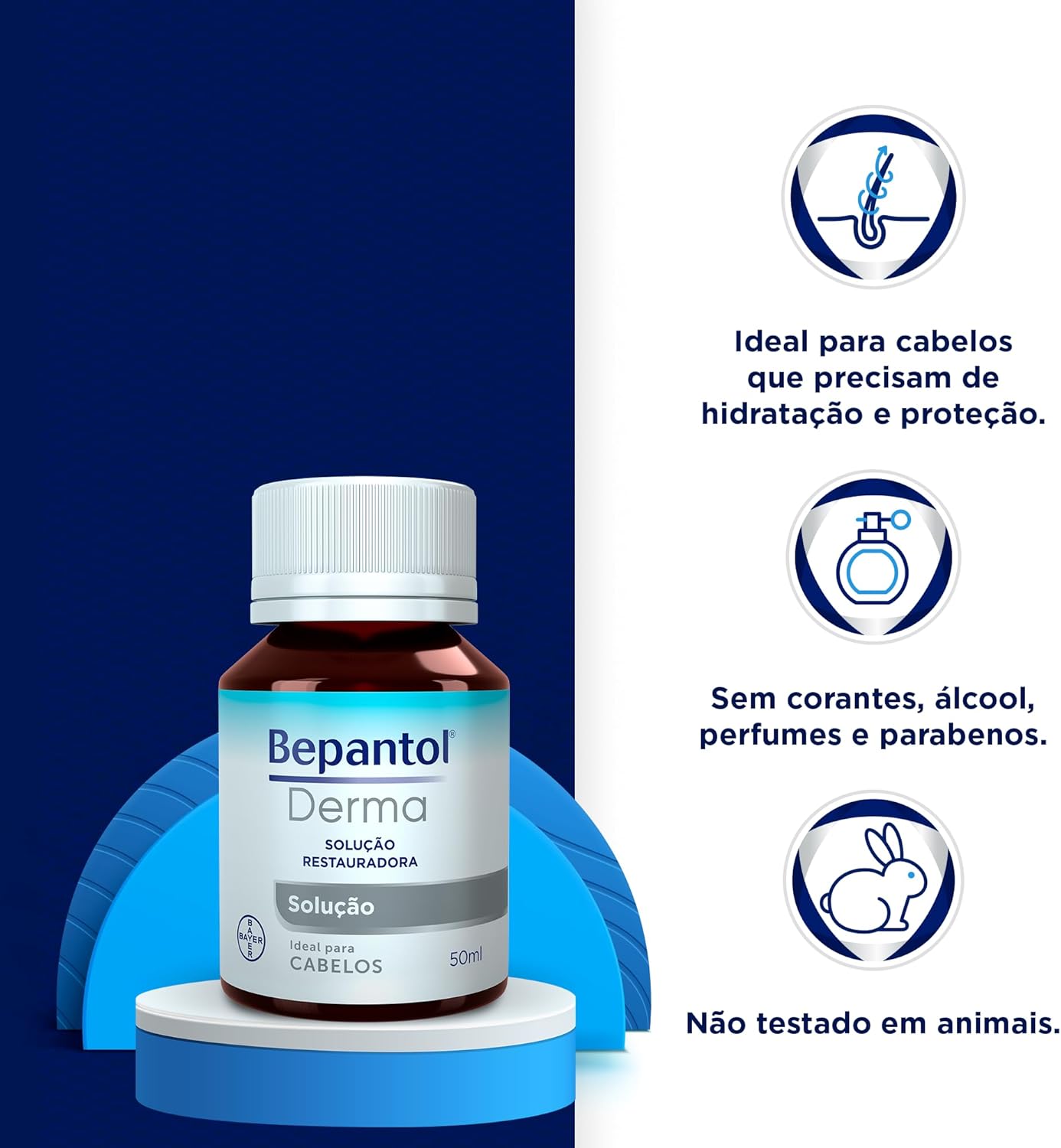 Bepantol Derma Solução Hidratante, Restauradora, 50ml - Imagem 3