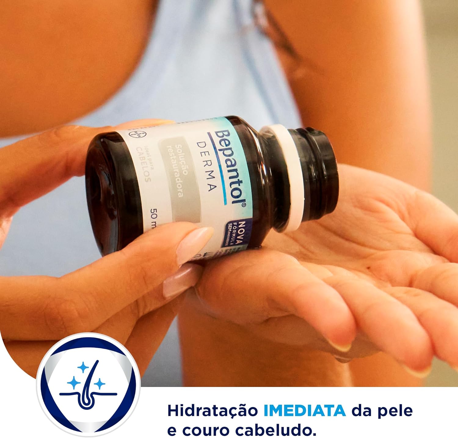 Bepantol Derma Solução Hidratante, Restauradora, 50ml - Imagem 5