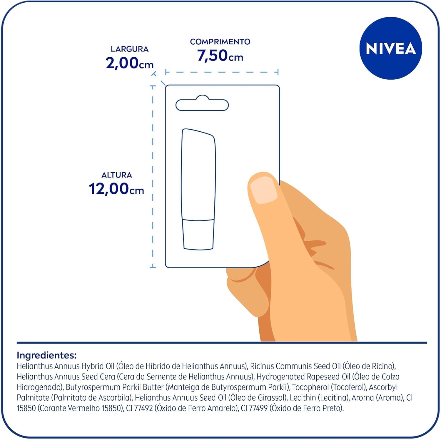 NIVEA Hidratante Labial Cereja Shine 4,8g - Cuidado e proteção para seus lábios por 24h, além de delicioso aroma de cereja e delicado brilho rosa - Imagem 6