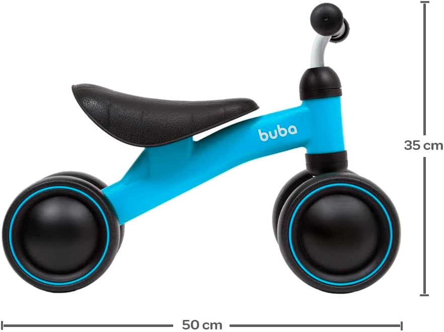 Bicicleta de Equilibrio - 4 Rodas, Buba, Azul - Imagem 6