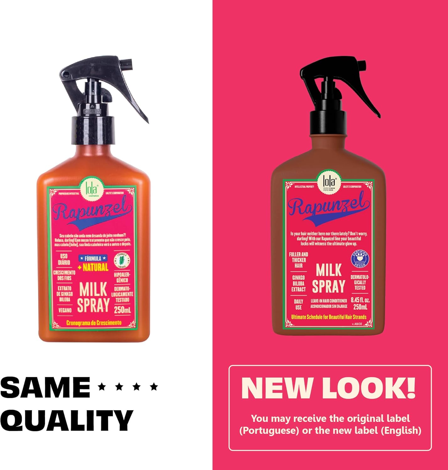 Lola Cosmetics Rapunzel Milk - Spray Leave-in 250ml - Imagem 2