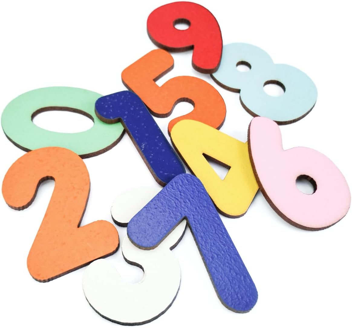 Brinquedo Educativo Pedagógico em Madeira Alfabeto Letras e Números Coloridos Tabuleiro de 41cmx29cm - Mega Impress - Imagem 6