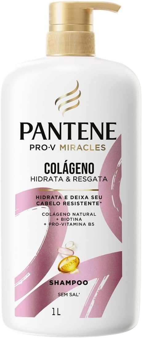 Pantene PRO-V Miracles Shampoo Colágeno 1L - Imagem 2