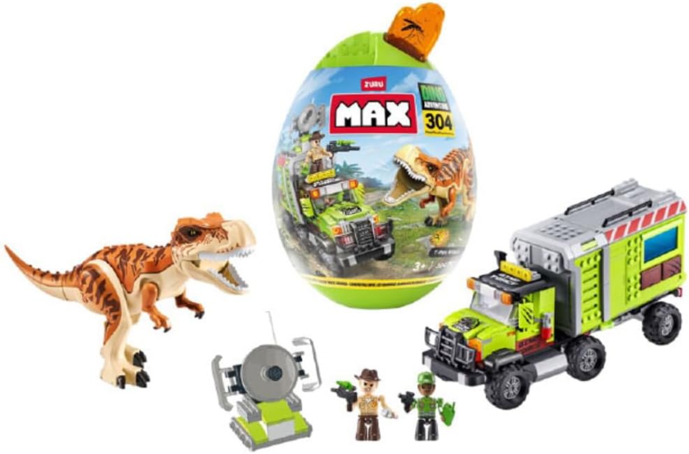 Candide, Max, Blocos de Construção, Dino Adventure, Blocos de Montar, Max Build, Acima de 6 anos - 310 peças - Imagem 3