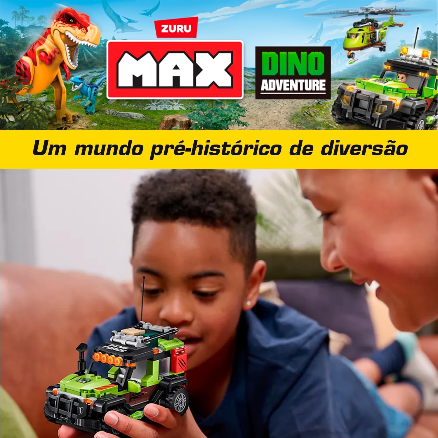 Candide, Max, Blocos de Construção, Dino Adventure, Blocos de Montar, Max Build, Acima de 6 anos - 310 peças - Imagem 6