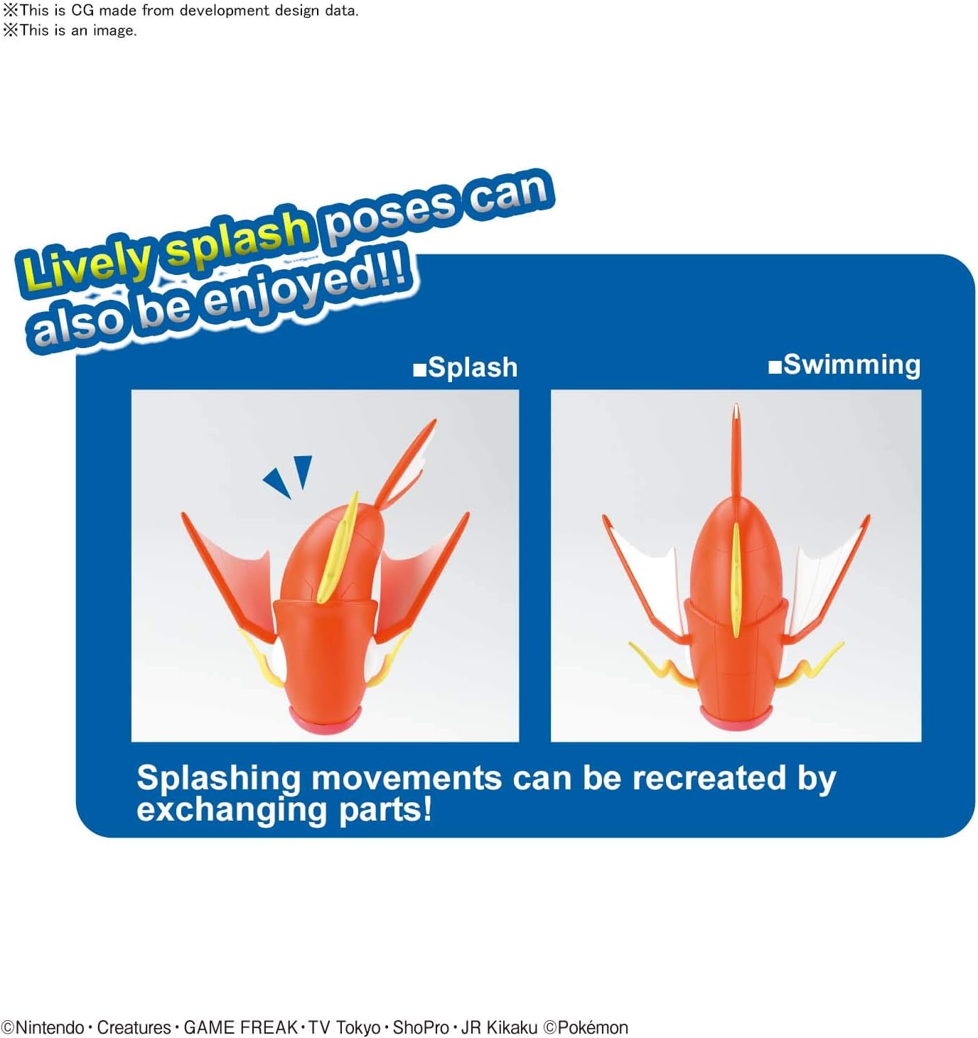 Big Magikarp n 01 - Spirits Pokemon Model Kit - Pokemon - Bandai - Imagem 4