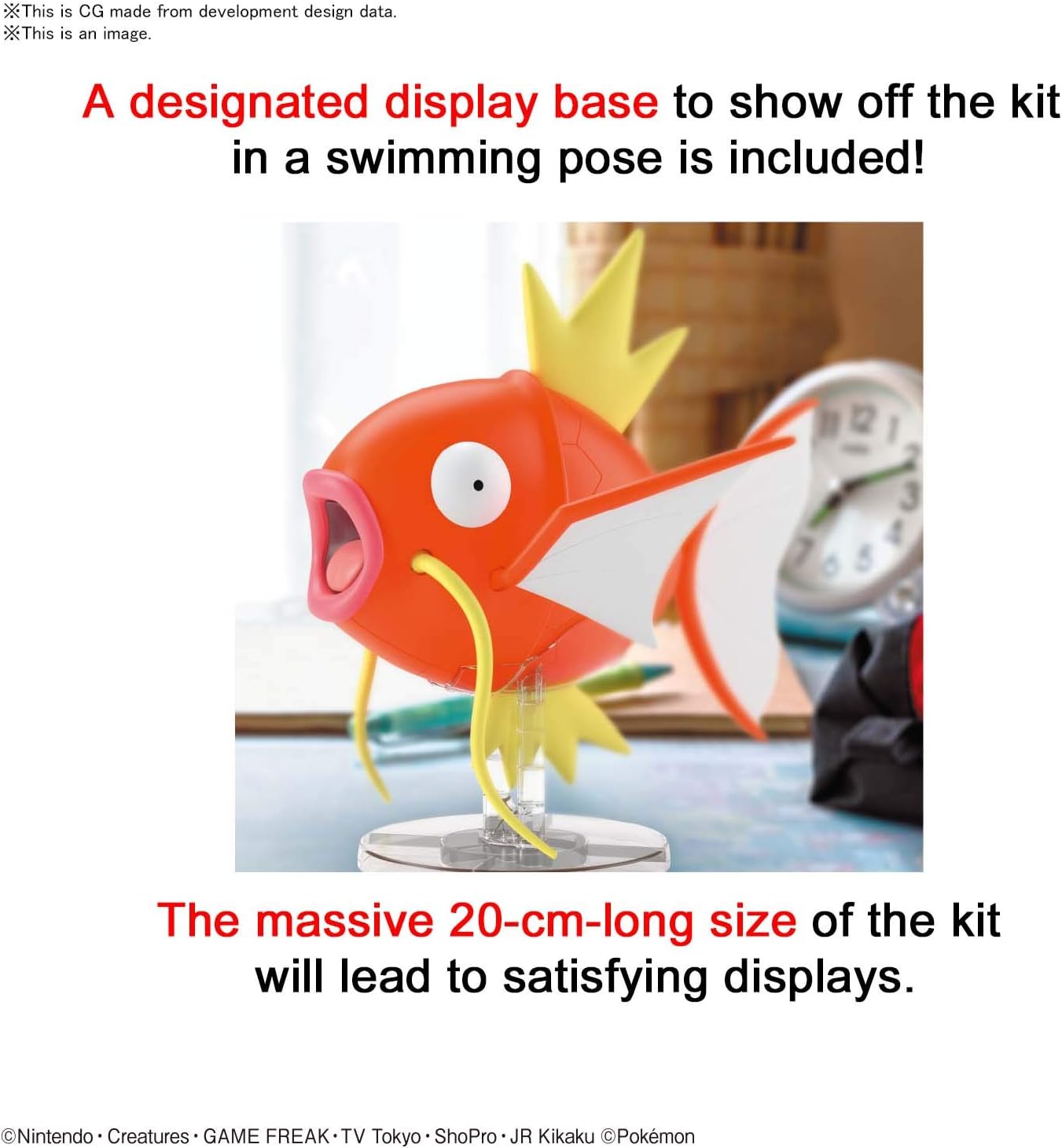 Big Magikarp n 01 - Spirits Pokemon Model Kit - Pokemon - Bandai - Imagem 5