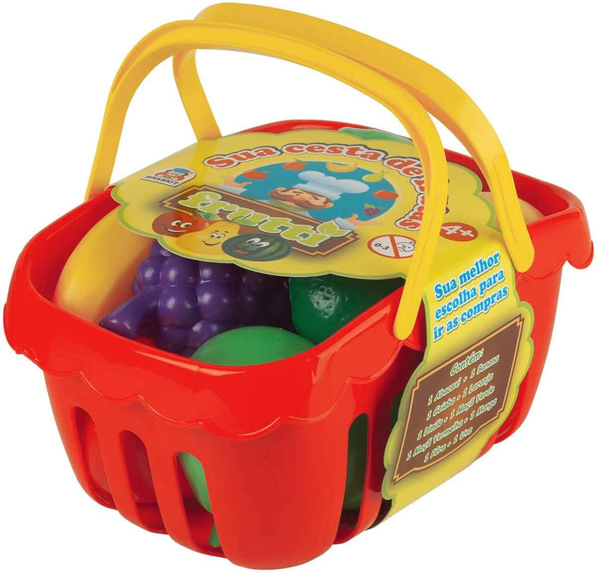 Brincando De Casinha Cesta De Frutas Braskit Multicor - Imagem 2