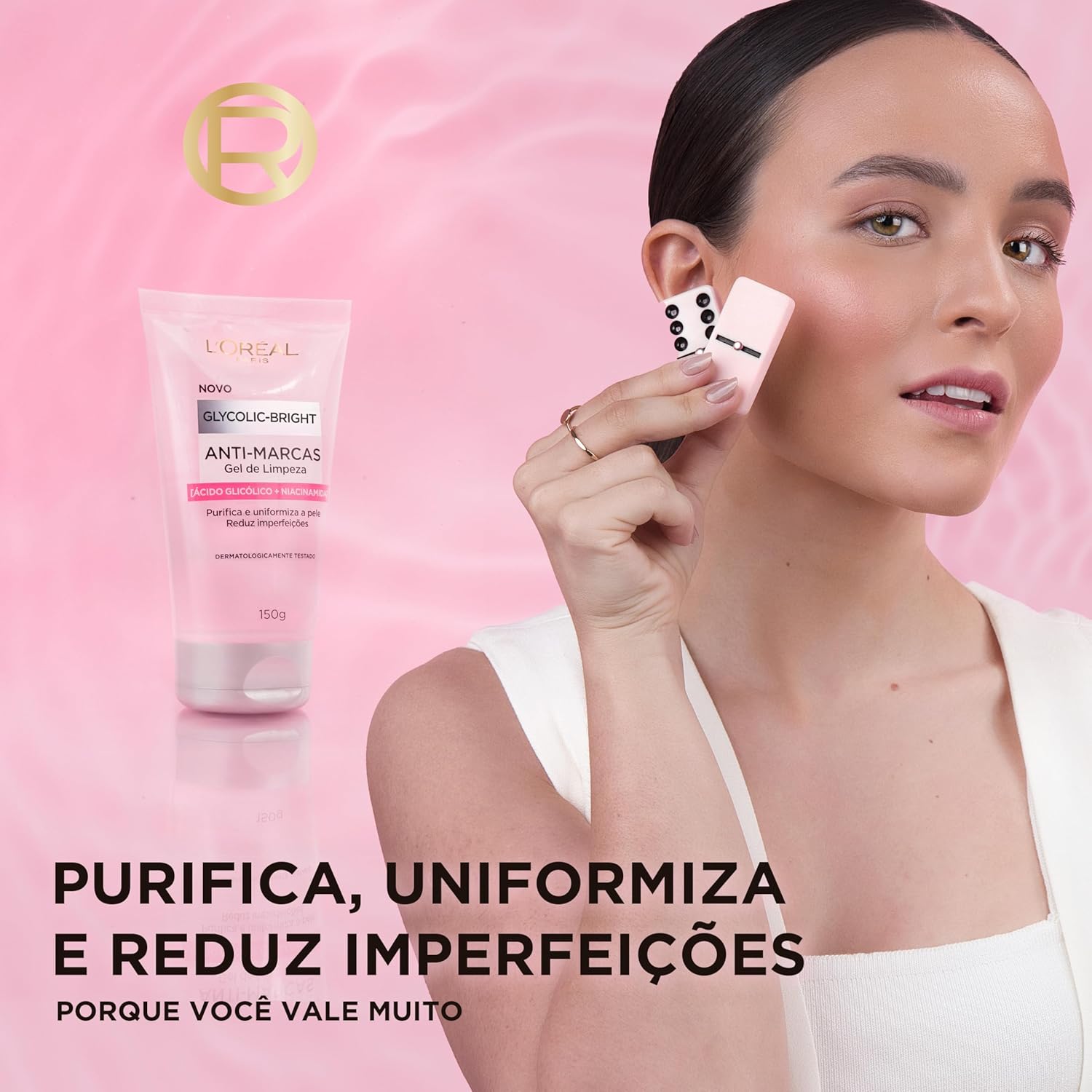 L'Oréal Paris Gel de Limpeza Anti-Marcas Glycolic-Bright 150g - Imagem 2