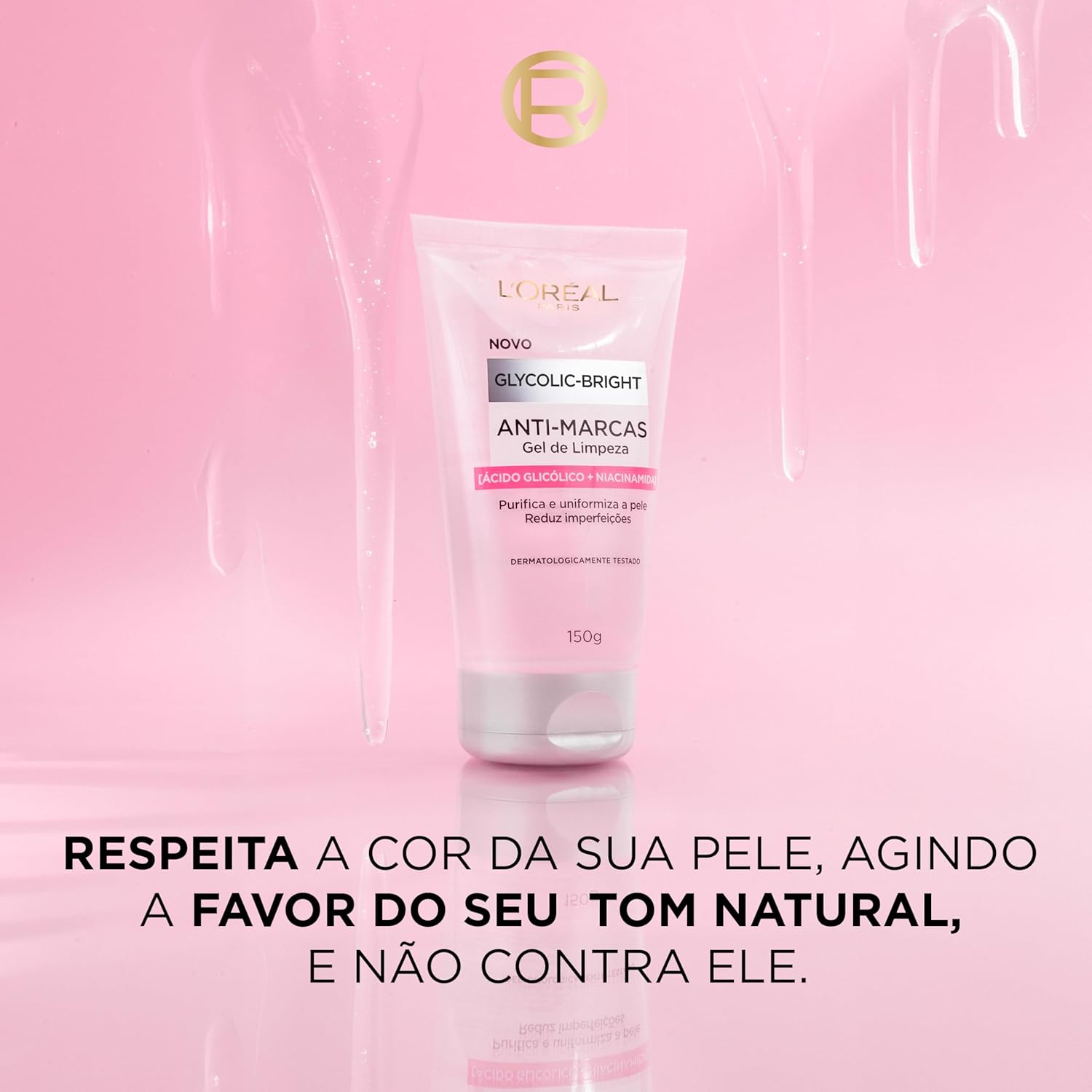 L'Oréal Paris Gel de Limpeza Anti-Marcas Glycolic-Bright 150g - Imagem 6