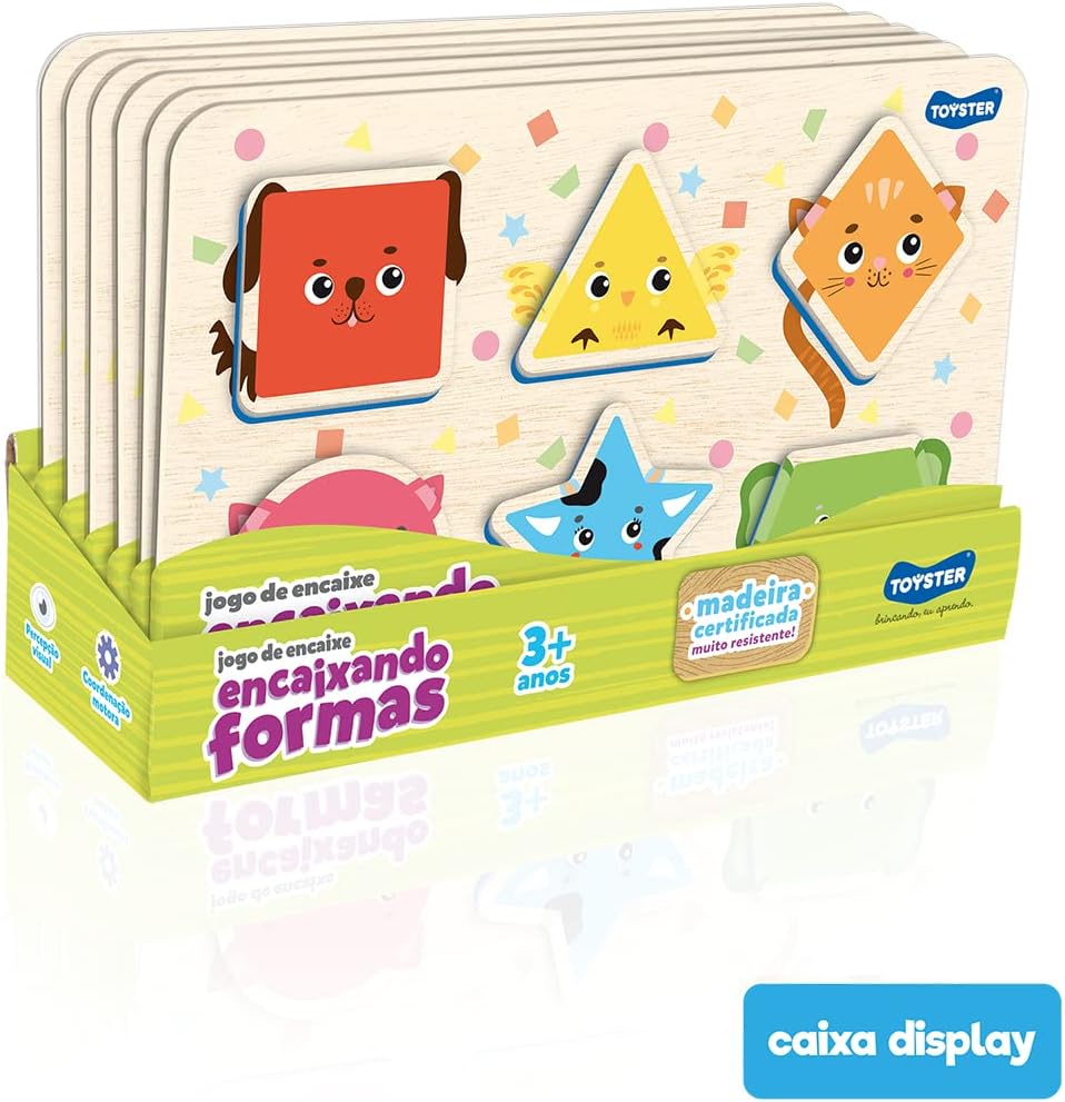 Encaixando Formas - Jogo de Encaixe - Toyster Brinquedos - Imagem 2