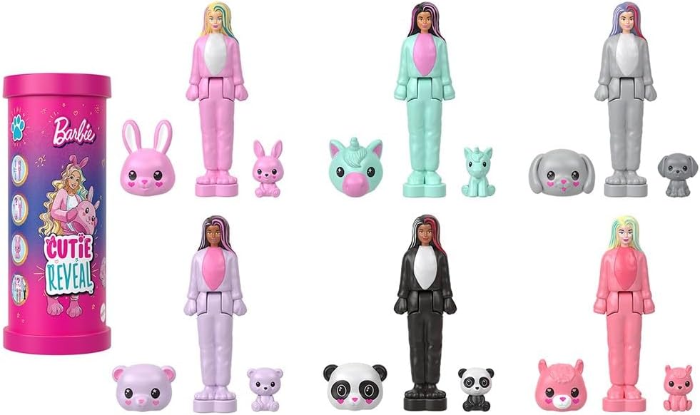 Barbie Mini BarbieLand, Boneca Cutie Reveal Surpresa de 3,8 cm de Altura, Para crianças a partir de 4 anos (Não é Possível Escolher a Boneca) - Imagem 3