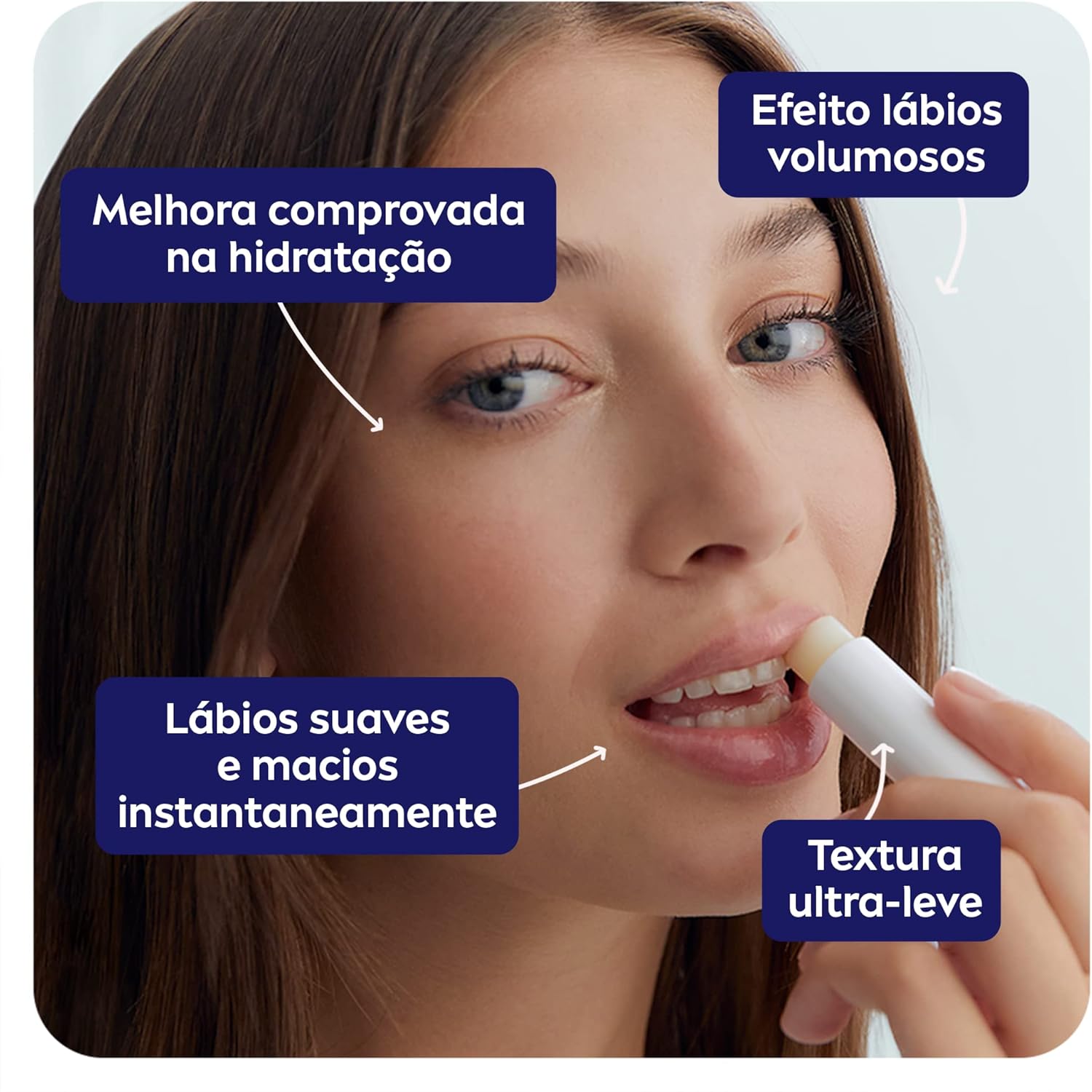 NIVEA Hidratante Labial Ultra Hialurônico 5,2g - Imagem 4