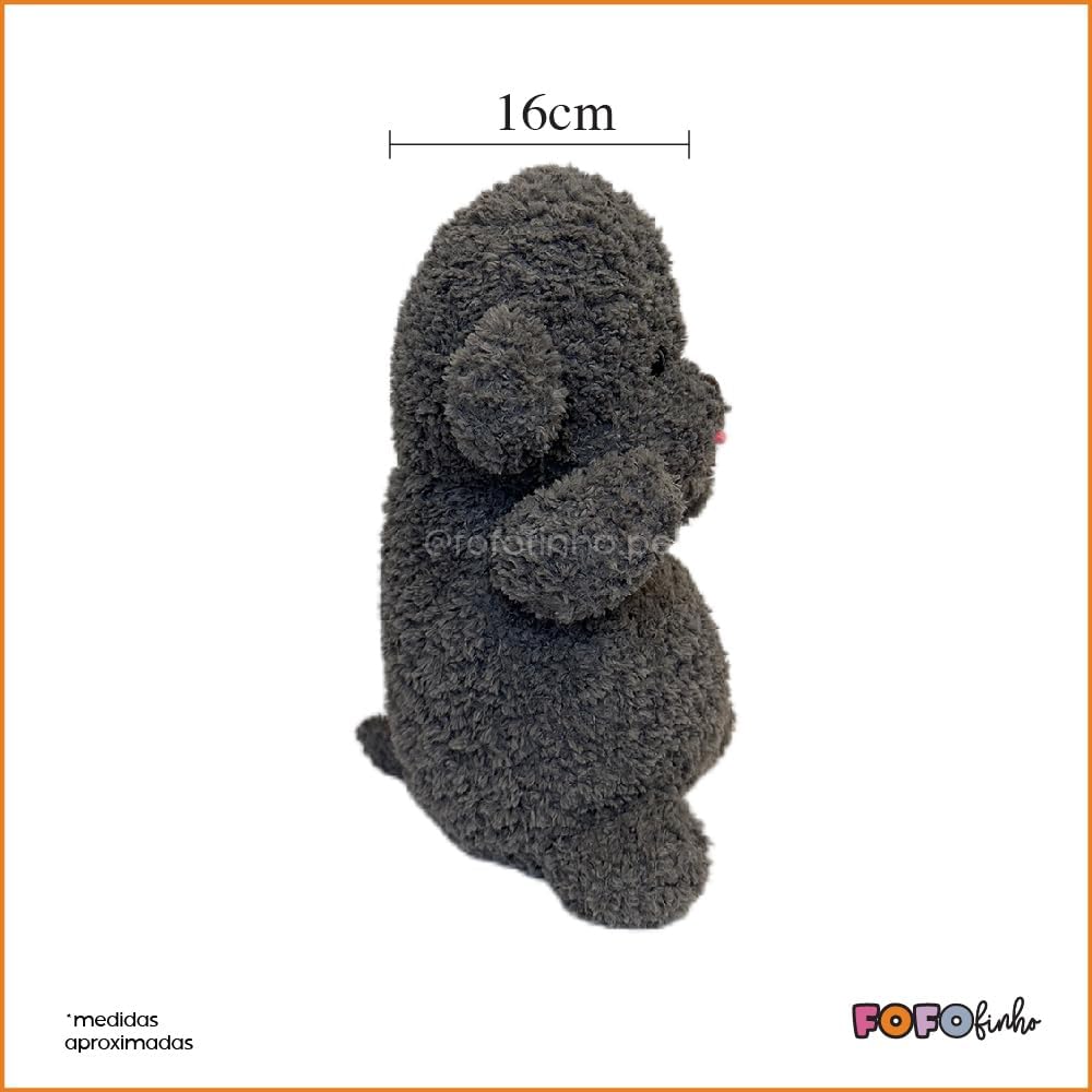 Cachorro Poodle de Pelúcia, Grande, ursinho de pelúcia, pelúcia fofa, presente - Imagem 3