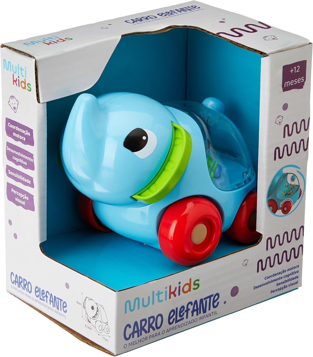 Carro Elefante Multikids Baby - BR2096 - Imagem 2