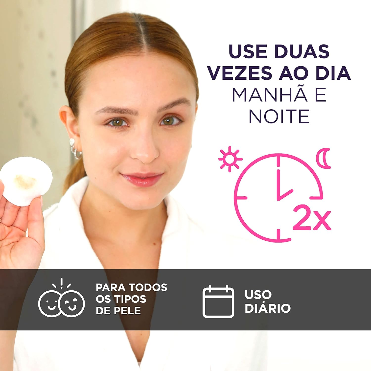 Água Micelar Bifásica L'Oréal Paris Solução de Limpeza 5 em 1, 200ml - Imagem 5