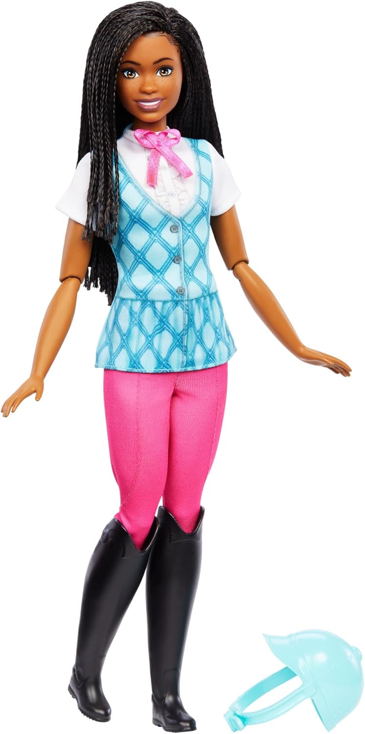 Barbie, Boneca Brooklyn Equitação, Inspirada na Série Barbie Detetive: A Grande Corrida de Cavalos, Para crianças a partir de 3 anos - Imagem 5