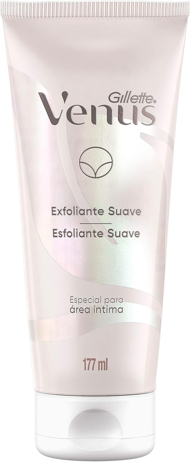 Gillette Venus Esfoliante Suave Especial Para Área Íntima, Protege sua Pele durante Depilação com Lâmina, ph Balanceado, 177 ml - Imagem 7