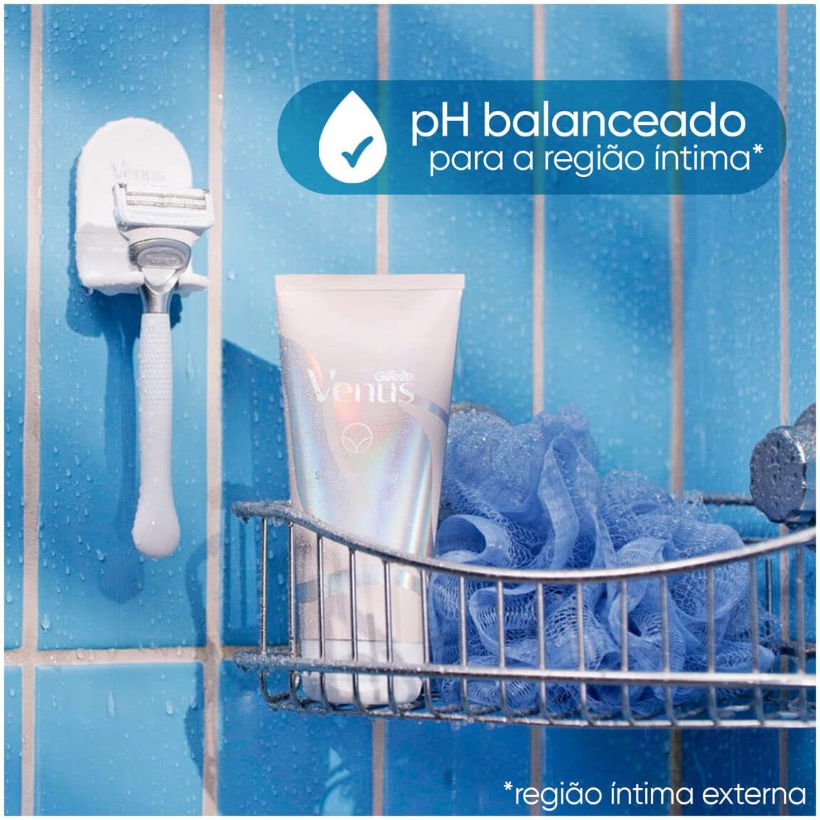 Gillette Venus Esfoliante Suave Especial Para Área Íntima, Protege sua Pele durante Depilação com Lâmina, ph Balanceado, 177 ml - Imagem 10