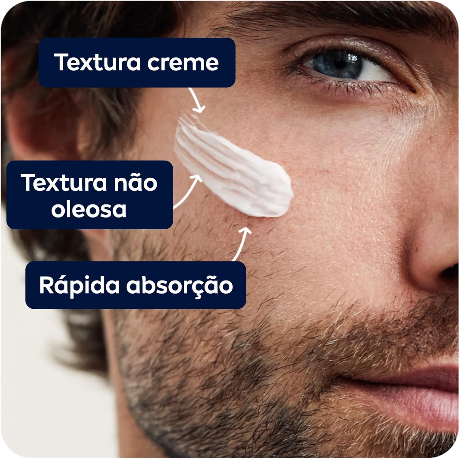 NIVEA MEN Creme 4 em 1 75g - Hidratação intensa, evita ressecamento, com vitamina E, textura creme, rápida absorção - Imagem 4