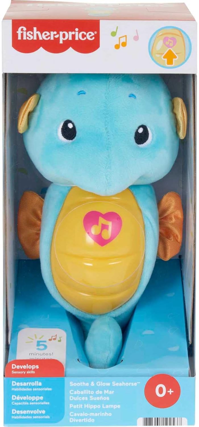 Cavalo Marinho com Luzes Fisher Price, Mattel, Azul - Imagem 6
