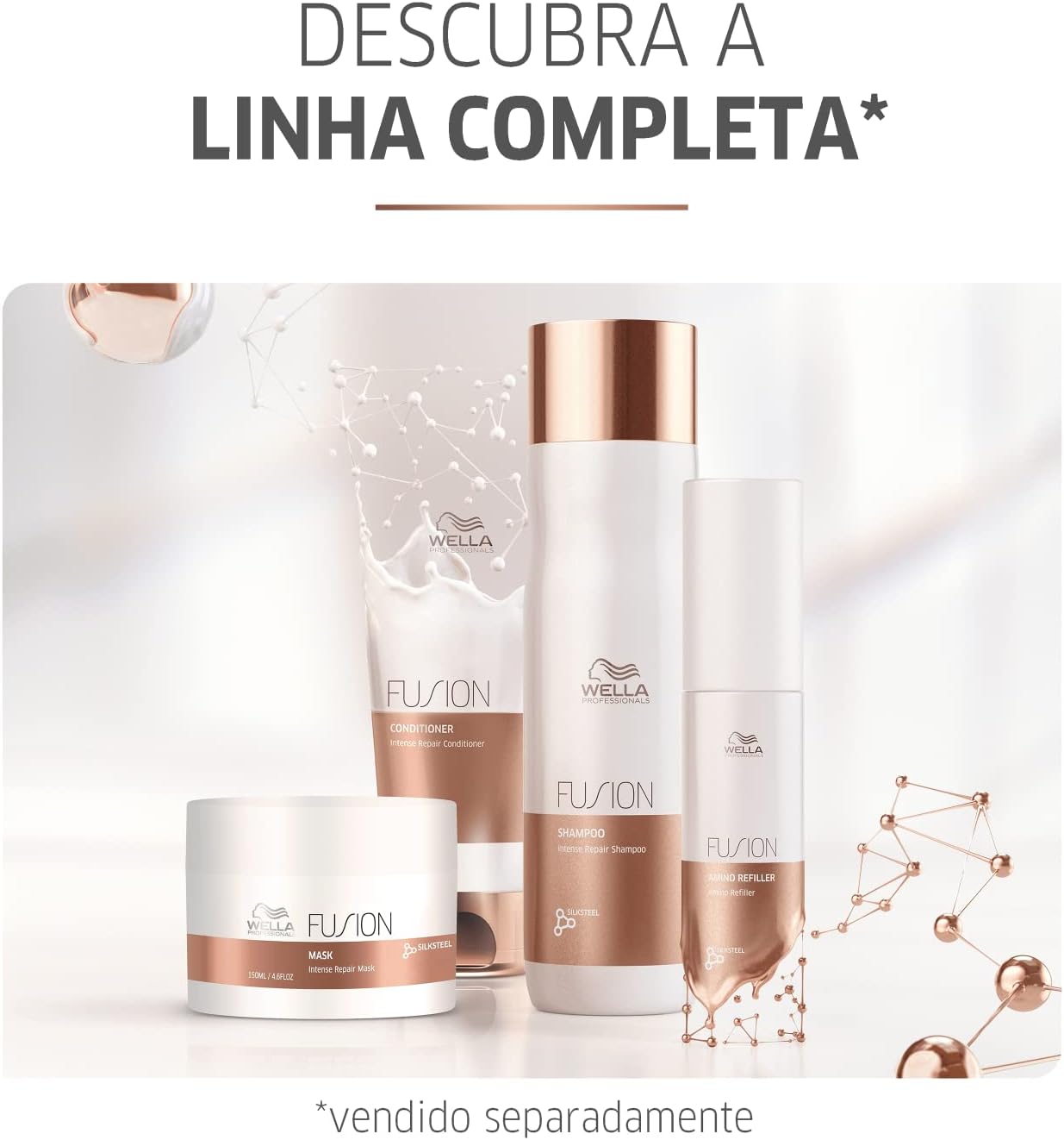 Máscara Wella Professionals Fusion 500ML - Imagem 2