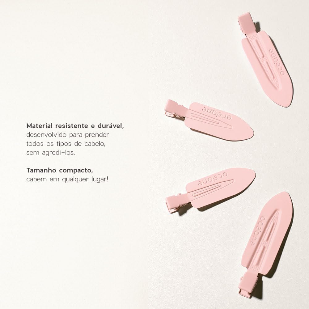 Océane Oceane - Mini Hair Clip - Presilhas De Cabelo./Rosa - Imagem 3