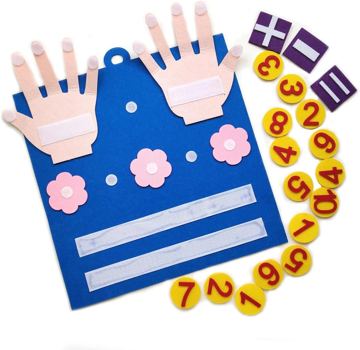 Brinquedos Montessori para Crianças, Brinquedos de Feltro, Números, Brinquedo de Matemática, Contagem, Educação Infantil, Jogo de Aprendizagem para Crianças, Inteligência Desperta - Imagem 4