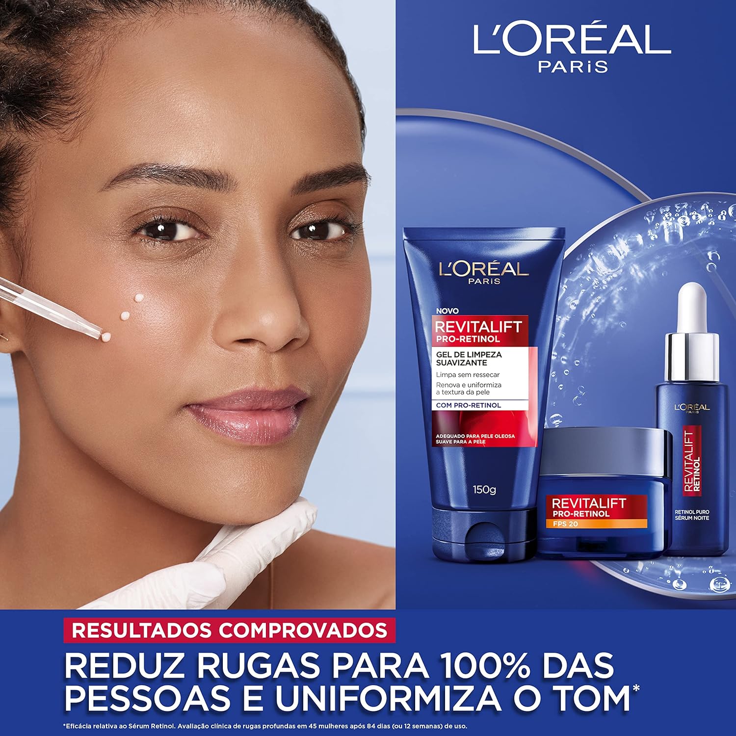 L'Oréal Paris Creme Facial Antirrugas Revitalift Pro Retinol Cuidado Diurno FPS20, 49g - Imagem 6