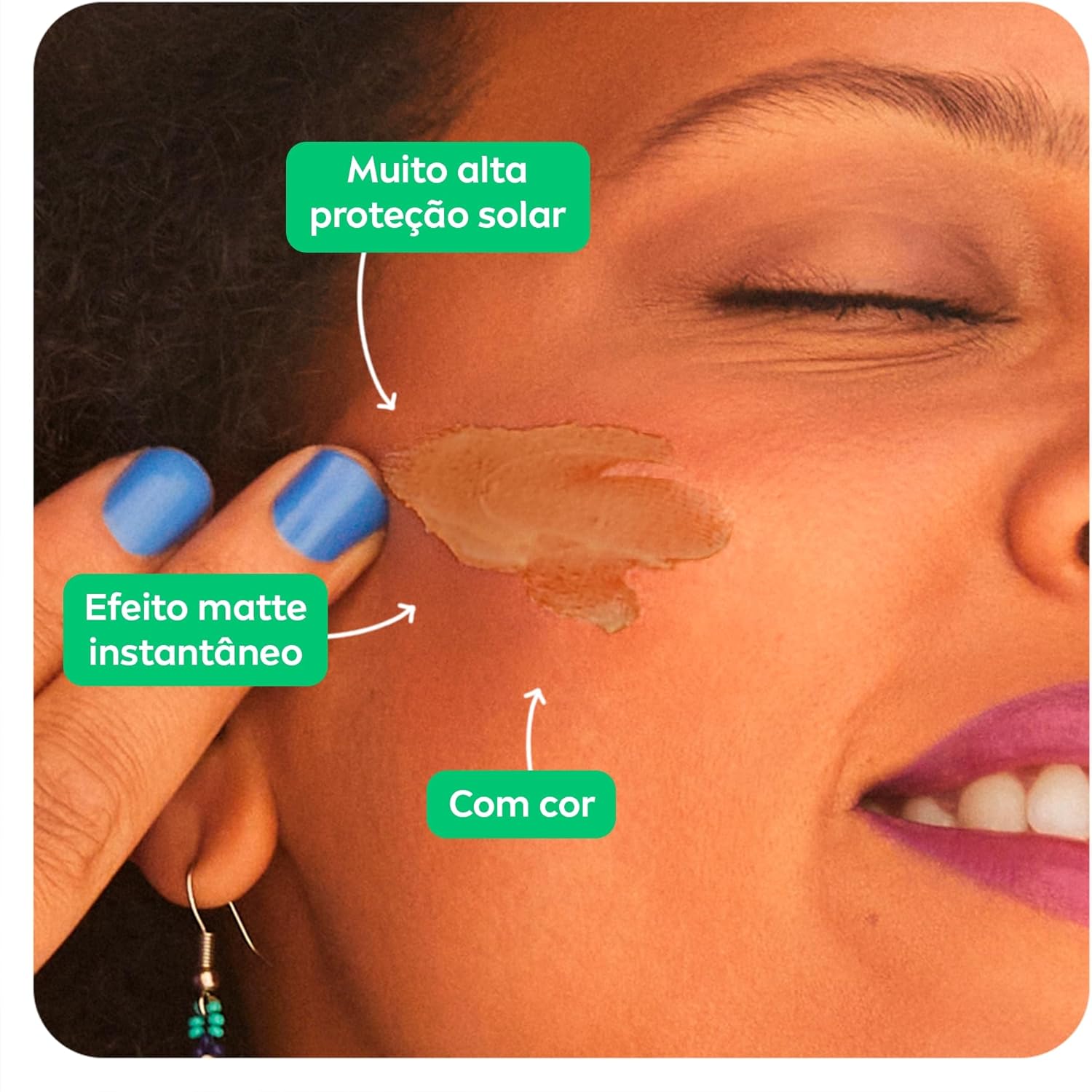 NIVEA SUN Protetor Solar UV Face Controle de Oleosidade Cor Média FPS 60 50ml - Imagem 3
