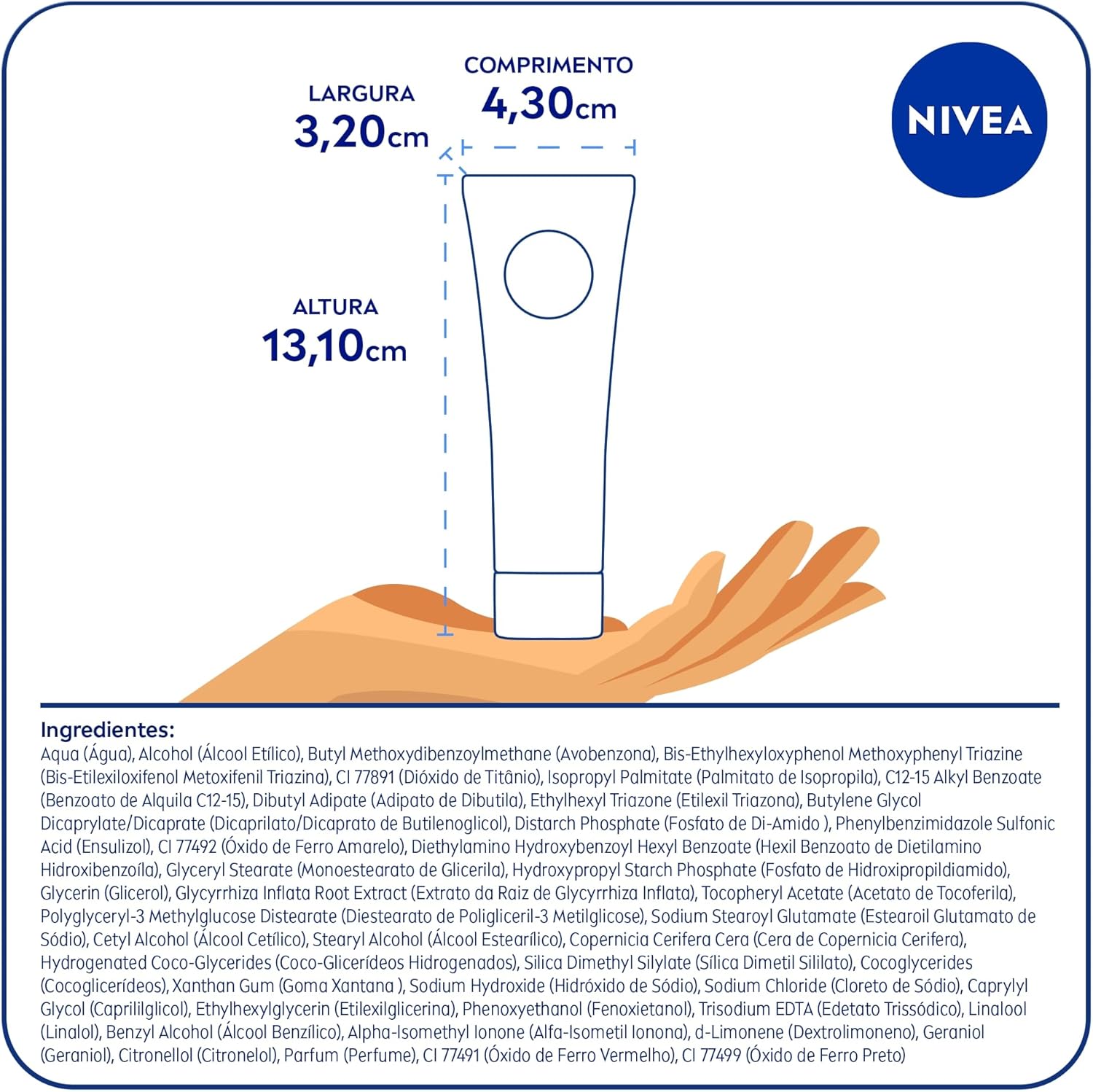 NIVEA SUN Protetor Solar UV Face Controle de Oleosidade Cor Média FPS 60 50ml - Imagem 6