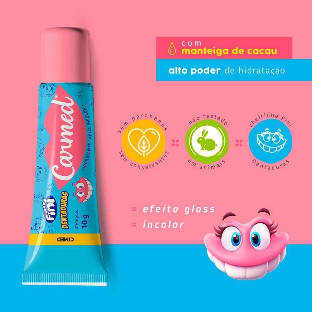 Carmed Fini Dentadura Hidratante Labial 10g - Imagem 5
