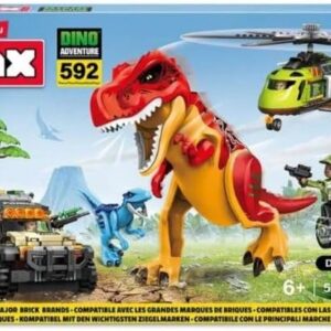 Candide, Max, Blocos de Construção, Dino Adventure, Blocos de Montar, Max Build, Acima de 6 anos - 592 peças