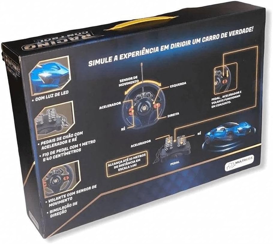 Carrinho Controle Remoto Amarelo - Multikids BR1143 - Imagem 4