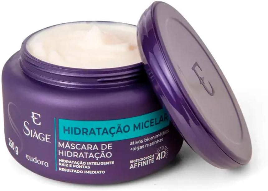 Eudora Siàge Hidratação Micelar Máscara Capilar 250g - Imagem 2