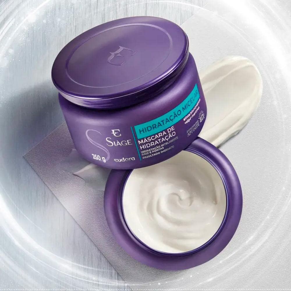 Eudora Siàge Hidratação Micelar Máscara Capilar 250g - Imagem 3