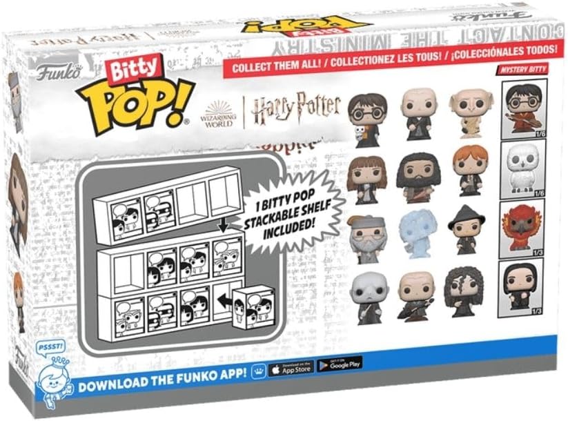 BONECO FUNKO BITTY POP HP VOLDEMORT 4PK - Imagem 2
