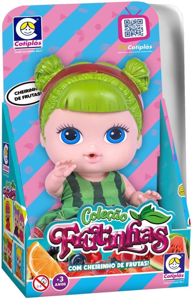 Boneca Frutinhas Melancia Blister Cotiplás - Imagem 2