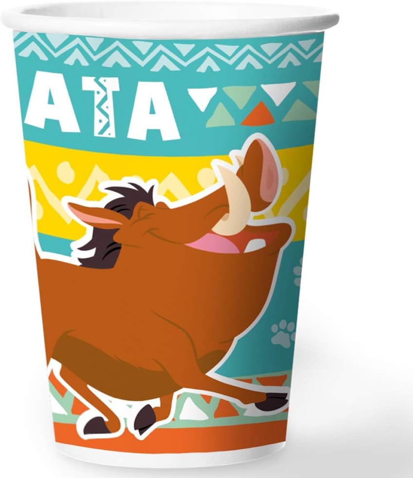 Copo Papel 180 Ml O Rei Leao 12 Un. - Imagem 3