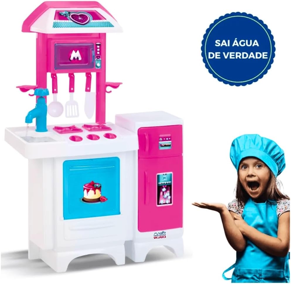 COZINHA COMPLETA PINK C/ÁGUA - Imagem 3